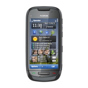 Nokia C7 (2Sim+JAVA+Wi-Fi+TV) сталь,  черн.