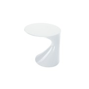 Стол журнальный Дуэт,  диаметр 45 см,   белый цвет