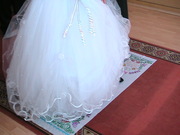 Красивое белое свадебное платье р.44-48