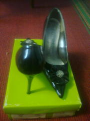 Женские элегантные классические черные лакированные туфли