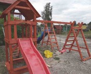  Детский комплекс Большая игра деревянный