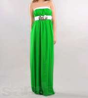 Вечернее Платье-бюстье от Enna Levoni,  цвет зеленый+белый,  размер S-L