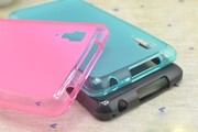 Полупрозрачный TPU силиконовый чехол Lenovo P780 IdeaPhone