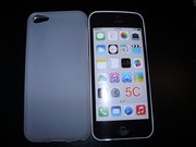 Стильный матовый белый TPU чехол iPhone 5C