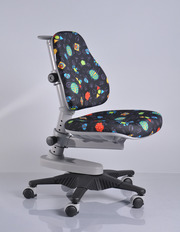 Детское кресло Mealux Y-818 GB обивка черная с жучками