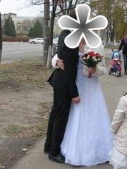 Свадебное платье А-силуэта 
