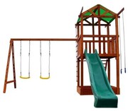 Детская площадка Babyland-2 с пластиковой горкой 3 м